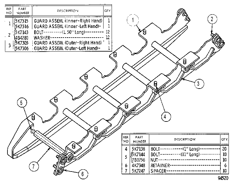 TRACK ROLLER DIRT GUARD 1M6286 CAT