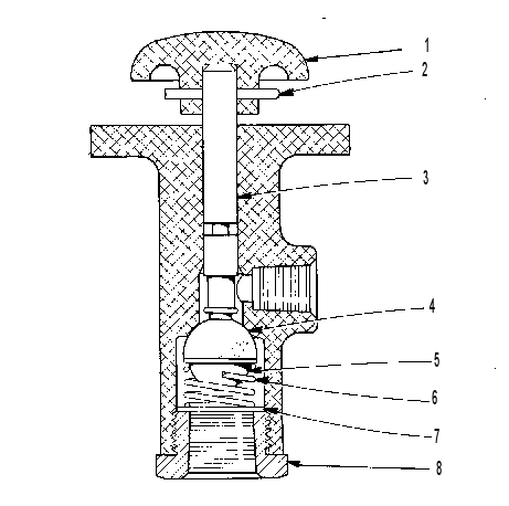 VALVE AS-HORN 3D9943 CAT