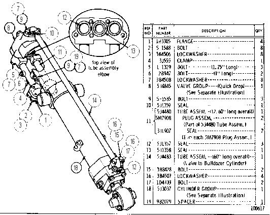 CYLINDER AND VALVE GROUP 5J7226 CAT