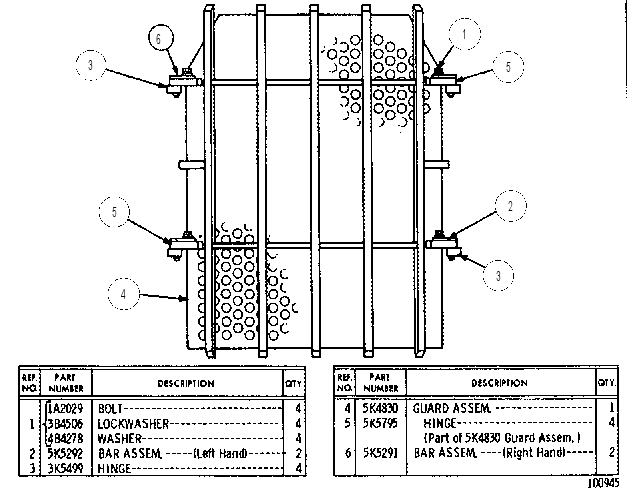 RADIATOR GUARD GROUP 5K4890 CAT
