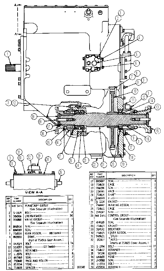 TRANSMISSION 7S4555 CAT