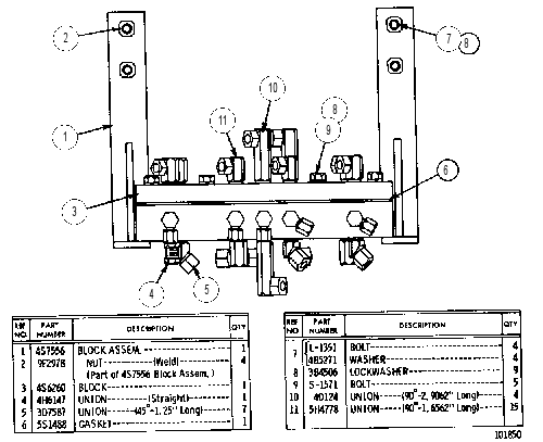 AIR CONTROL BLOCK GROUP 7S7562 CAT