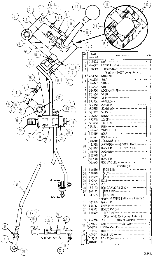 BULLDOZER AND TILT CONTROL GROUP 4S6801 CAT
