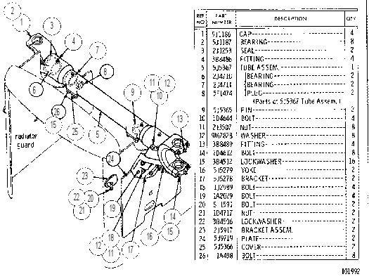 CYLINDER BRACKET GROUP 5J5282 CAT
