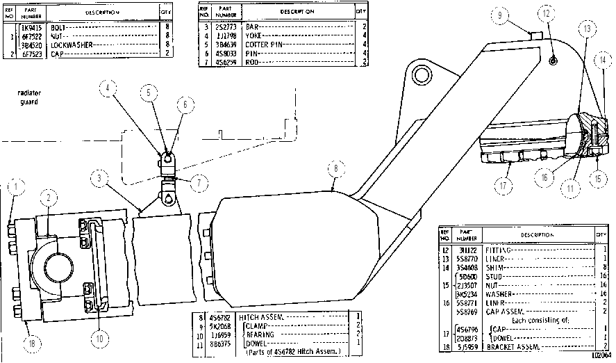 HITCH 7S3792 CAT