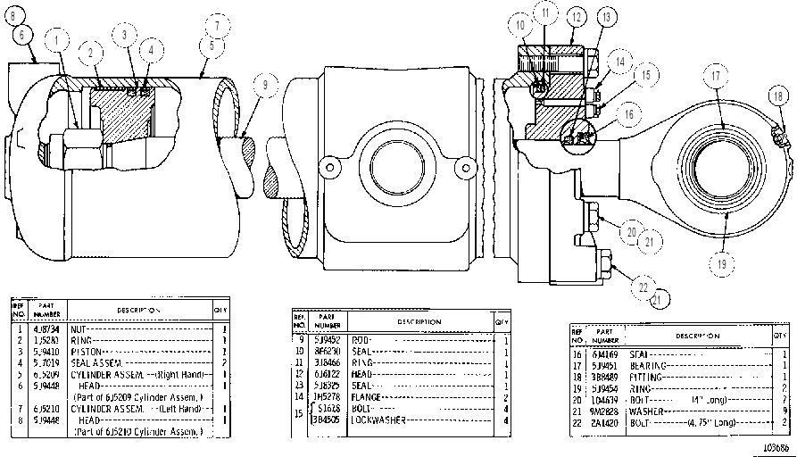 BOWL CYLINDER GROUP 6J5212 CAT