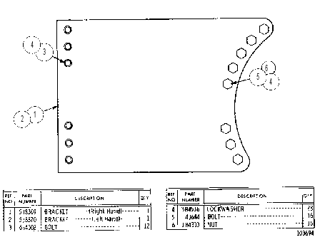 SHIPPING BRACKET GROUP 5J8380 CAT