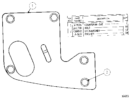 COUNTERWEIGHT GROUP 6K9586 CAT