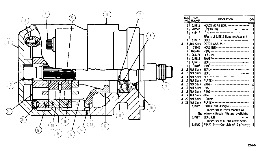 HYDRAULIC PUMP ASSEMBLY 7J0944 CAT