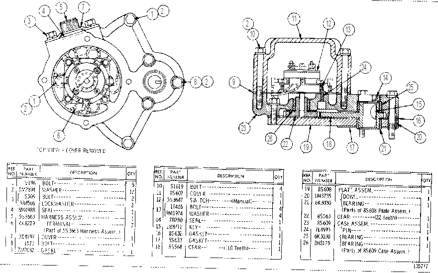SWITCH GP-MANUAL 8S0686 CAT