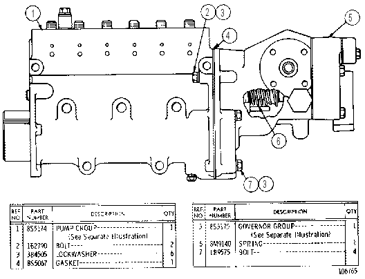 PUMP & GOVERNOR GP 8S5176 CAT