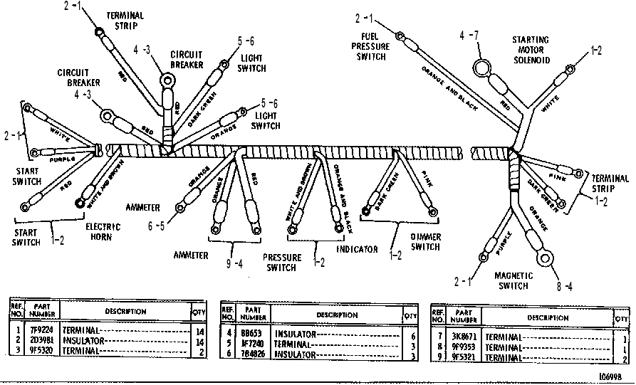 Жгут проводов 6D9723 CAT
