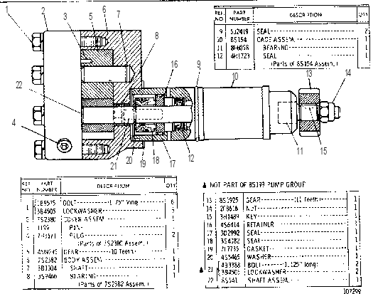 FUEL TRANSFER PUMP GROUP 8S0199 CAT