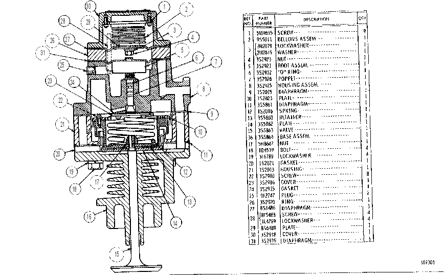 PRESSURE RATIO REGULATOR ASSEMBLY 9S5010 CAT