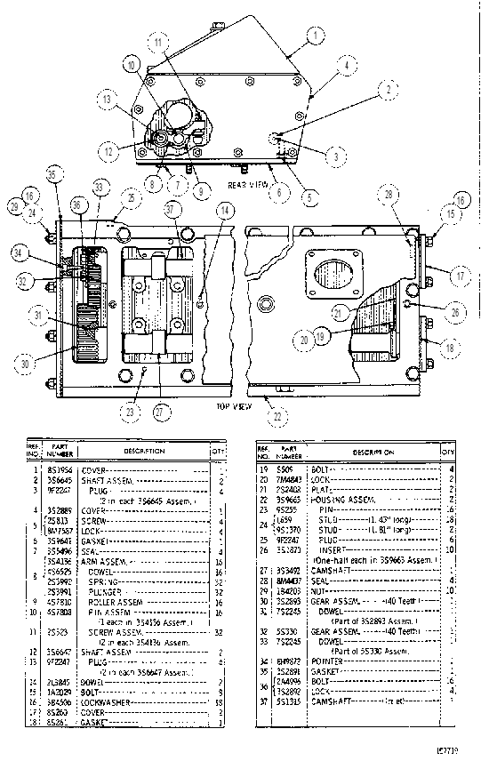 Распределительный вал 3S3982 CAT