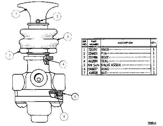 VALVE AS-CONTROL 7D2316 CAT
