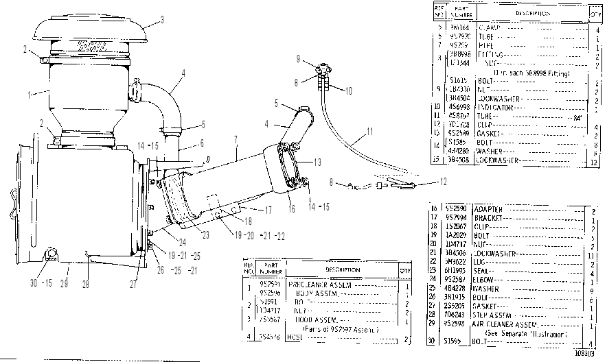 AIR CLEANER 6D9400 CAT