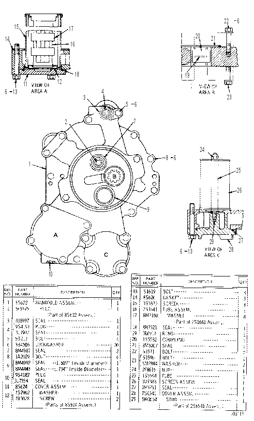 MANIFOLD & SCREENS GP 8S0660 CAT