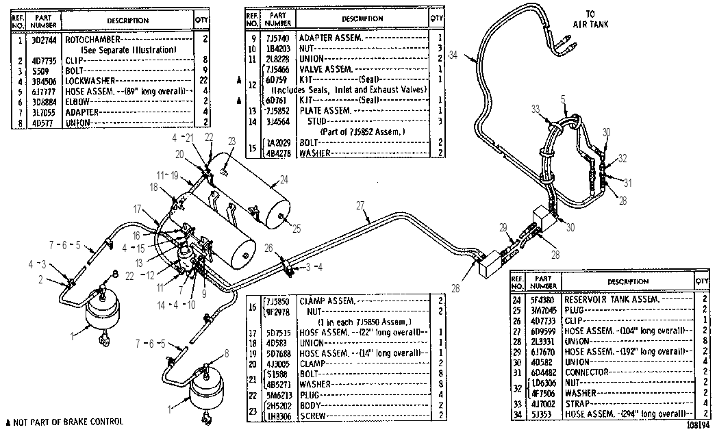 BRAKE CONTROL 7J5399 CAT
