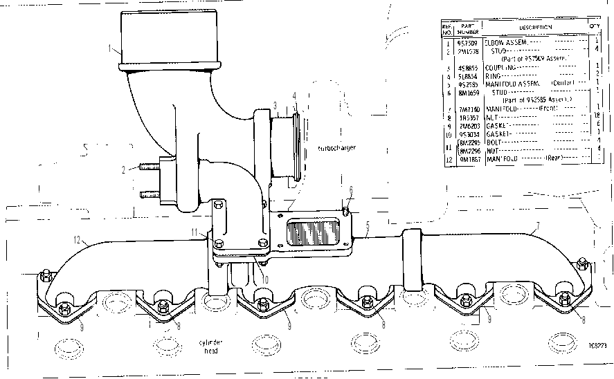 MANIFOLD GP 9S3027 CAT