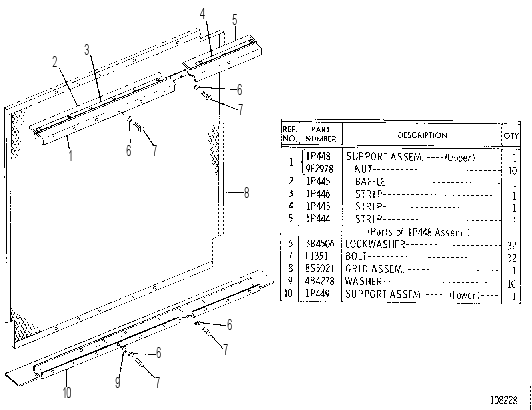 RADIATOR CORE PROTECTOR GRID GROUP 1P0441 CAT