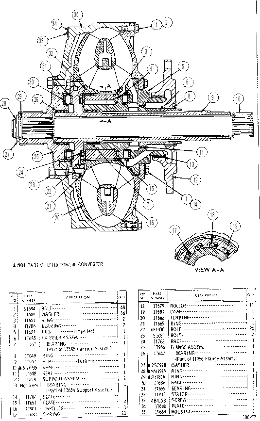 Гидротрансформатор 1T0910 CAT