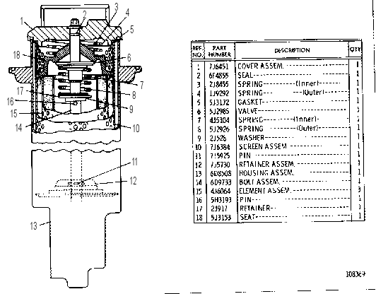 FILTER GROUP 6D9110 CAT