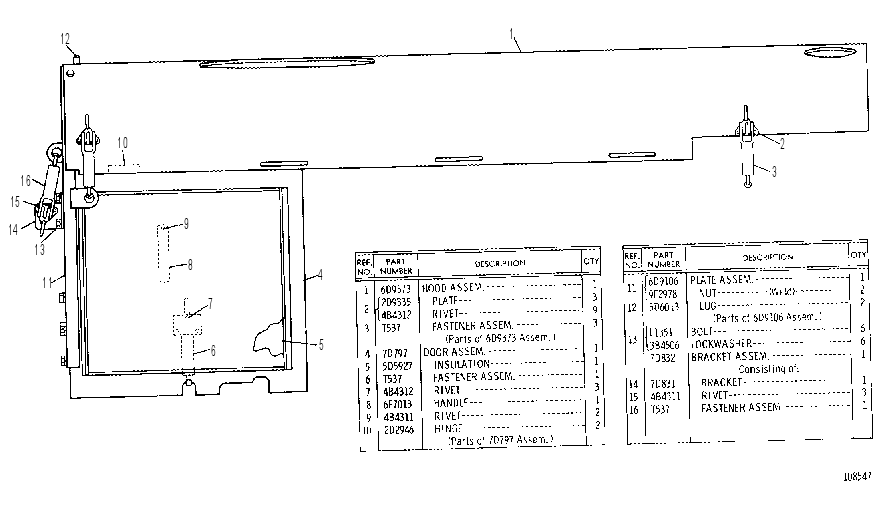 HOOD GROUP 6D9500 CAT