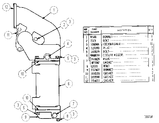 TRANSMISSION OIL COOLER 5S8429 CAT