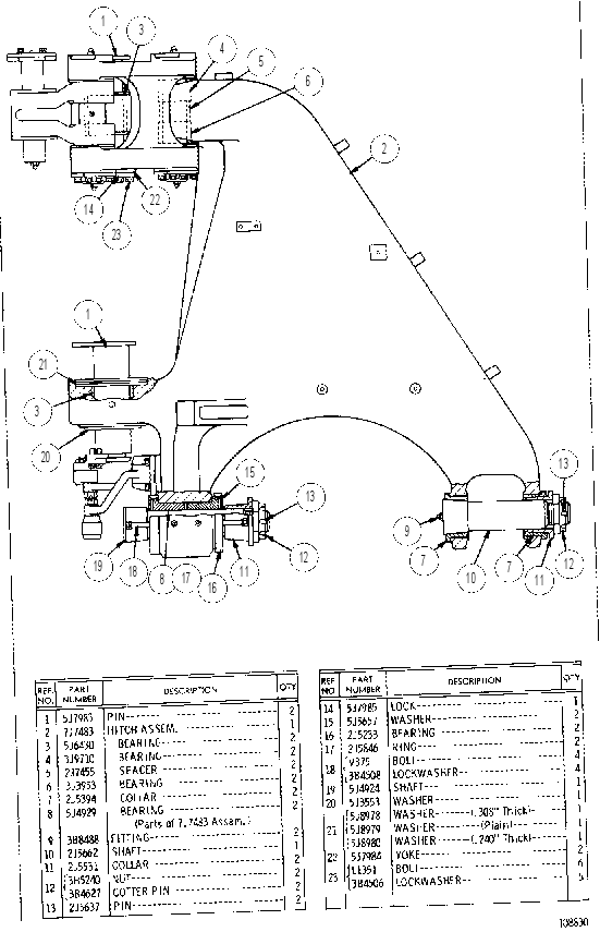 NON-CUSHION HITCH AND STEERING GROUP 7J7484 CAT