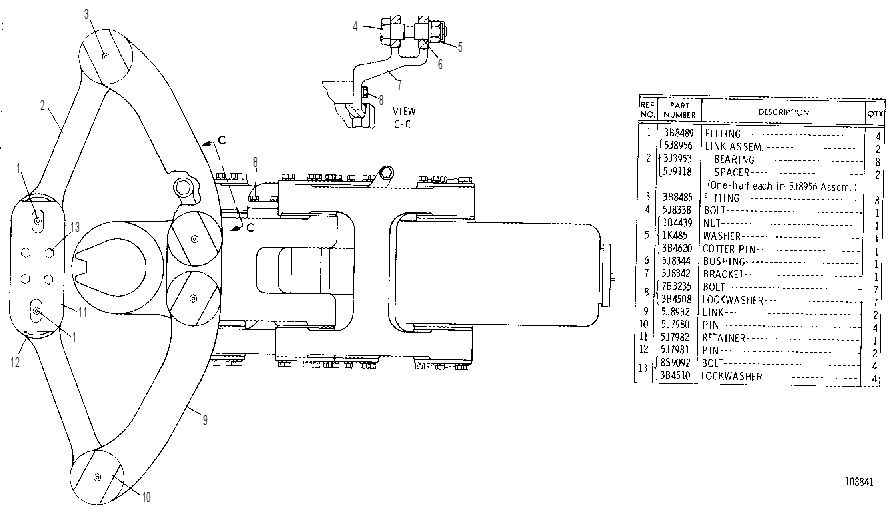 CUSHION HITCH AND STEERING 7J3575 CAT