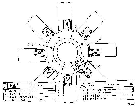 FAN ASSEMBLY 3S4763 CAT