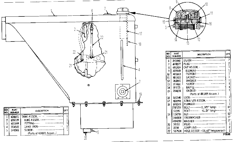 FUEL SYSTEM 6D8320 CAT