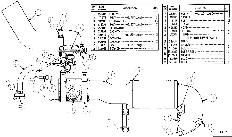 WATER LINES 7S1215 CAT