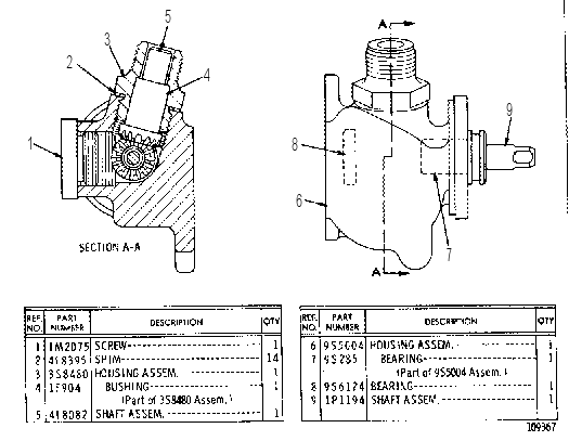 SERVICE METER AND TACHOMETER DRIVE GROUP 1P2230 CAT