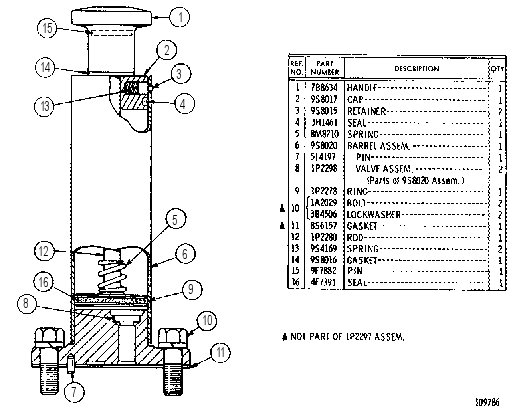FUEL PRIMING PUMP ASSEMBLY 1P2297 CAT