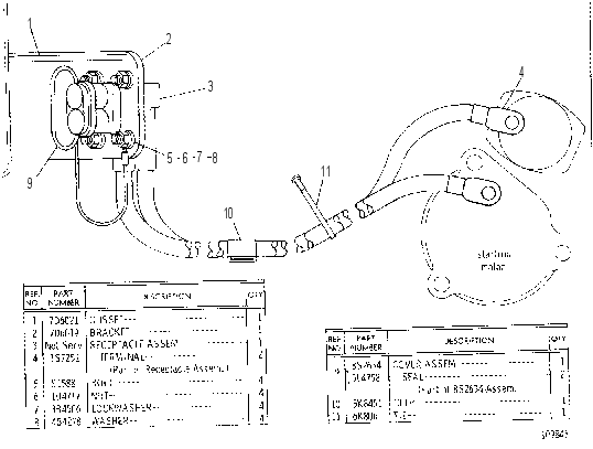 EMERGENCY STARTING RECEPTACLE GROUP 7D6010 CAT