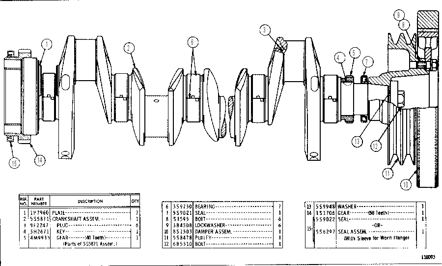 CRANKSHAFT 5S9921 CAT