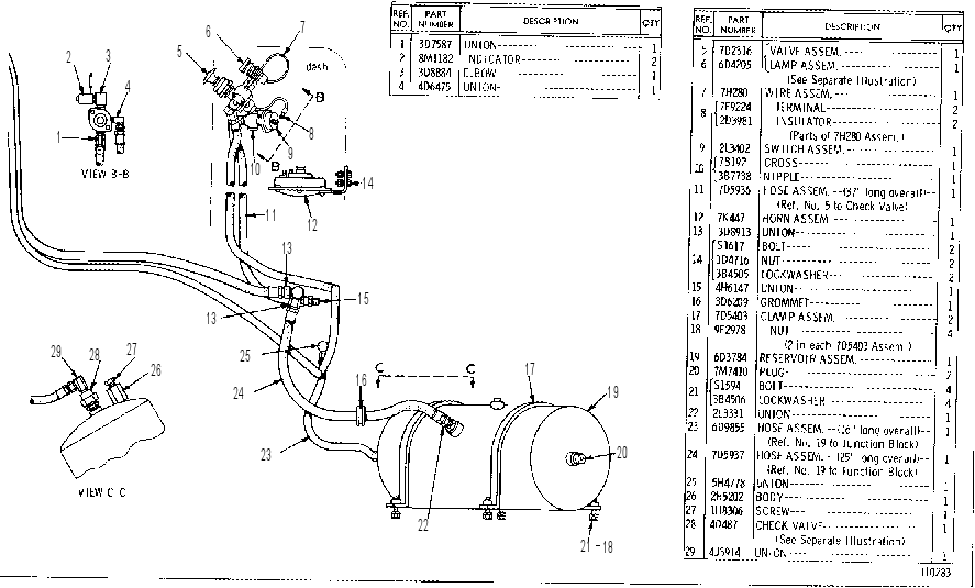 EMERGENCY BRAKE CONTROL 7D5170 CAT