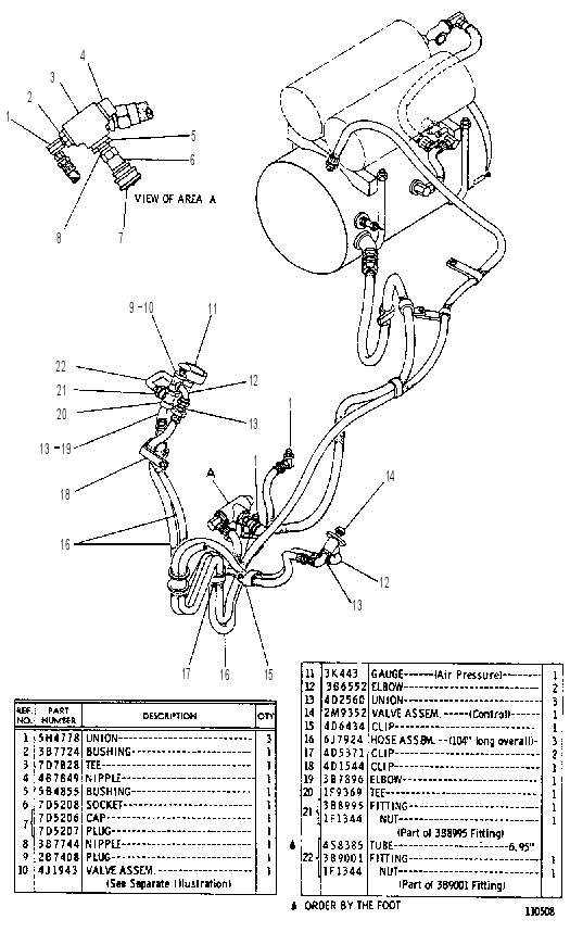 AIR STARTING CONTROL GROUP 7D7820 CAT