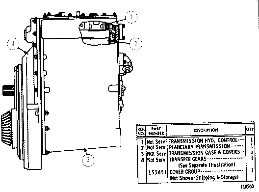 TRANSMISSION ARRANGEMENT 2S7902 CAT