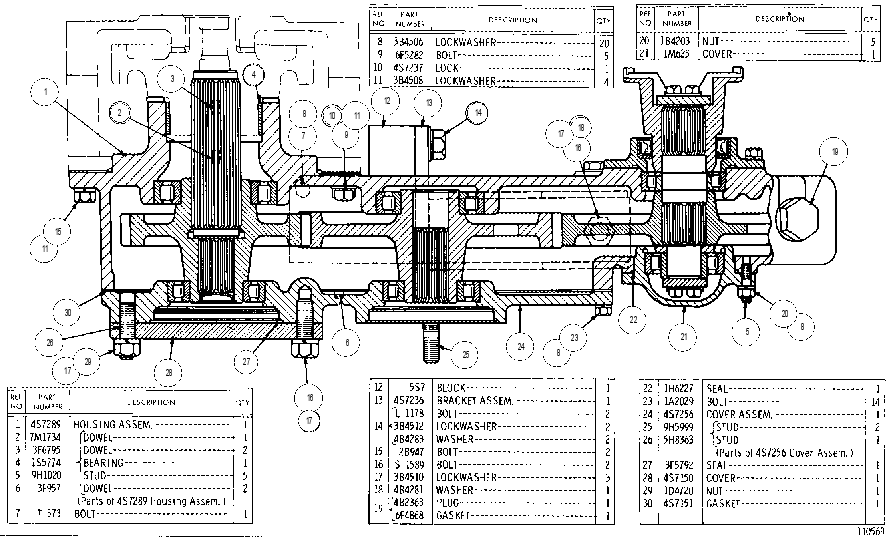 Коробка отбора мощности 4S6617 CAT