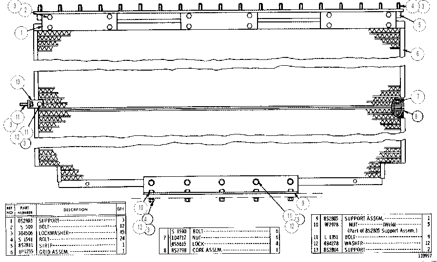 SAND BLAST GRID GROUP 8S3202 CAT