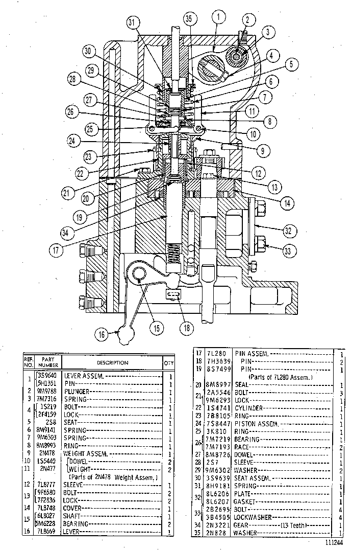 Регулятор оборотов 8L5814 CAT