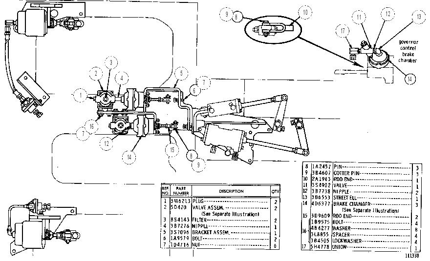 AIR CYLINDER MOUNTING GROUP 7S3794 CAT