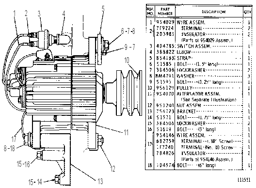Генератор 8S5152 CAT