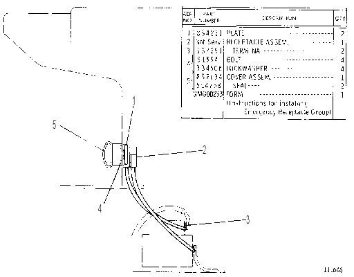 EMERGENCY STARTING RECEPTACLE GROUP 9S8314 CAT
