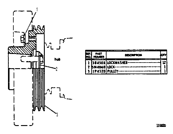 PULLEY GROUP 1P4321 CAT
