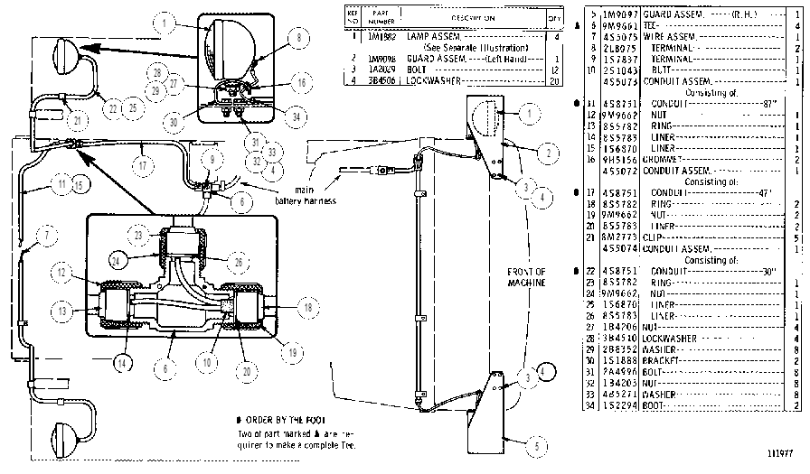 LIGHTING SYSTEM 9S3337 CAT