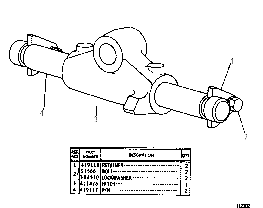 SHEAVE HITCH GROUP 4J9116 CAT